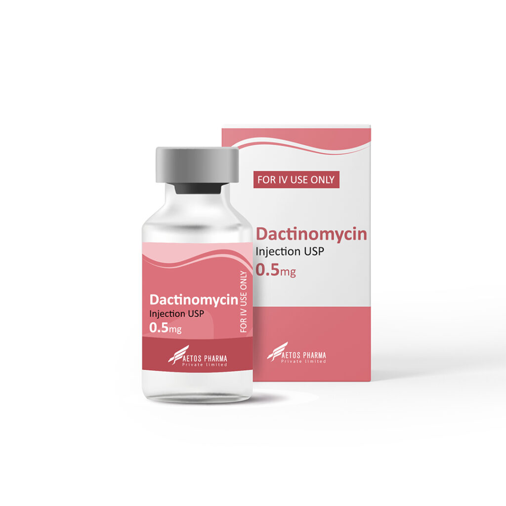 Dactinomycin Injection USP 0.5mg, Anti Cancer Manufacturer, Supplier ...